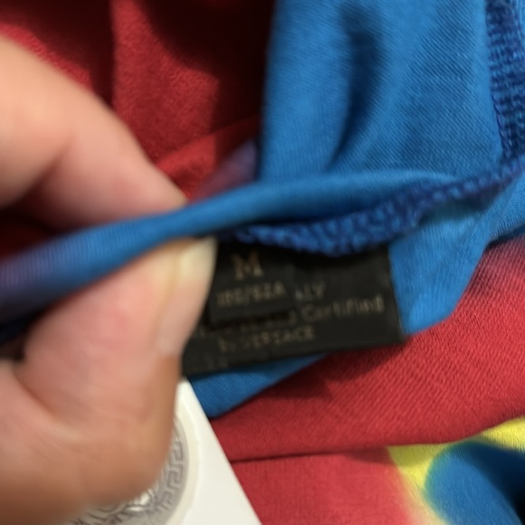 Versace tie dye Medusa tshirt medium Taylor fit - Picture 5 of 5